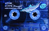 Compact Cassette TDK CDing 2 120 "CD2-120R" Type II Chrome 1998 Japan