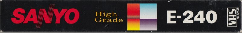 VHS, Video Home System Sanyo 240 Type I Normal Europe