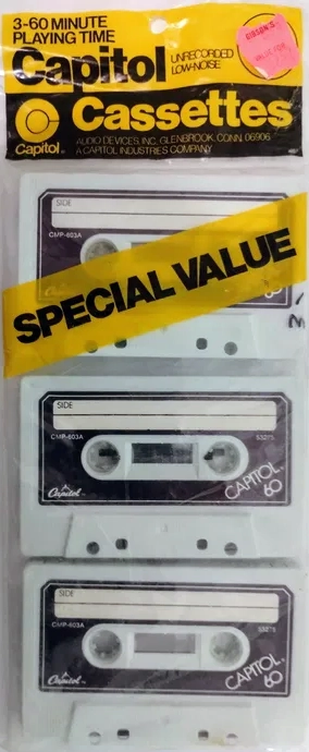 Soft Pack Capitol 60 Type I Normal 1973 USA