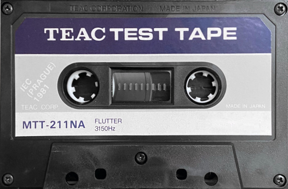 Compact Cassette Teac MTT "211NA" Test Cassette Japan