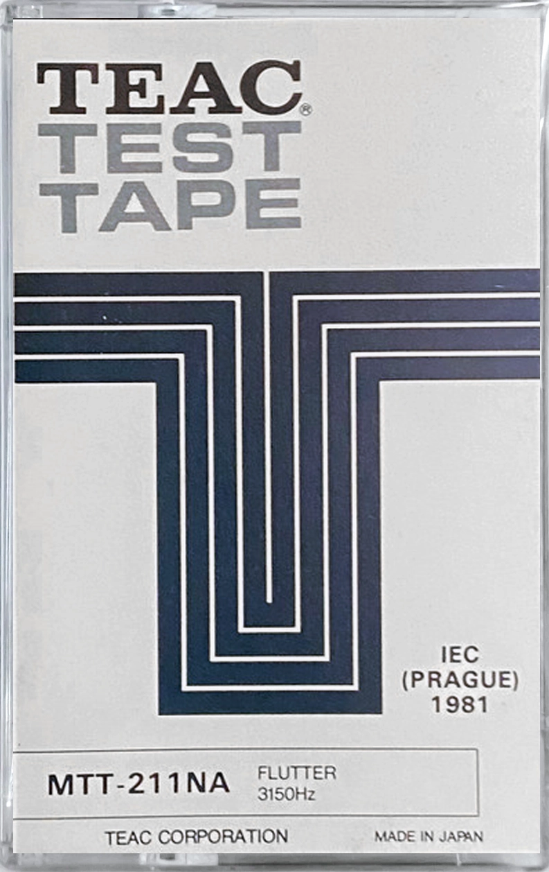 Compact Cassette Teac MTT "211NA" Test Cassette Japan