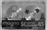 Compact Cassette Magna SC 45 Type II Chrome 1984 Europe
