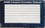 Compact Cassette Saba 30 Type I Normal 1970 Germany