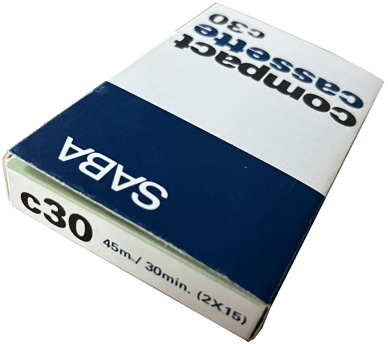 Compact Cassette Saba 30 Type I Normal 1970 Germany