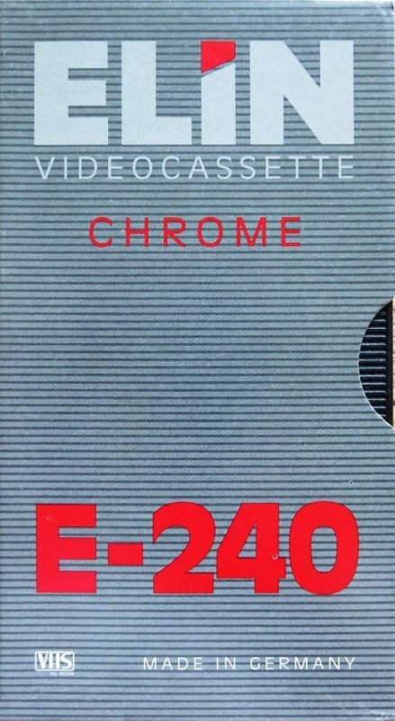 VHS, Video Home System Elin 240 Type II Chrome Germany