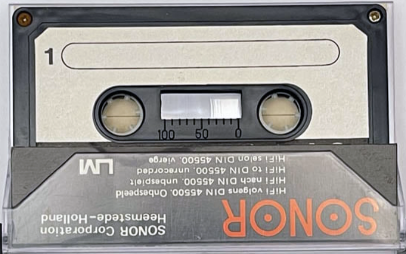 Compact Cassette: Unknown Sonor -  60