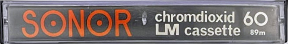 Compact Cassette Sonor 60 Type II Chrome Europe