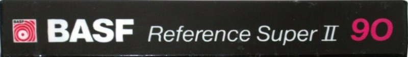 Compact Cassette BASF Reference Super II 90 Type II Chrome 1988 Europe