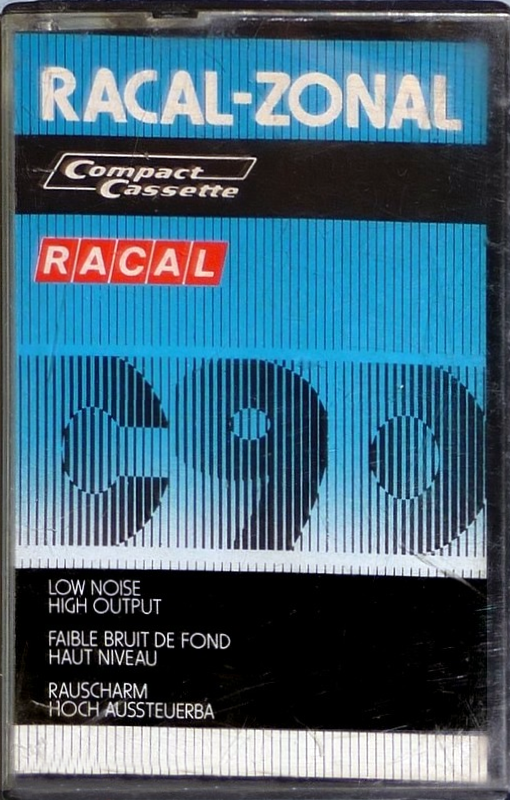 Compact Cassette Racal Racal-Zonal 90 Type I Normal Europe
