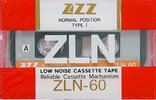 Compact Cassette ZZZ ZLN 60 Type I Normal 1989 Worldwide