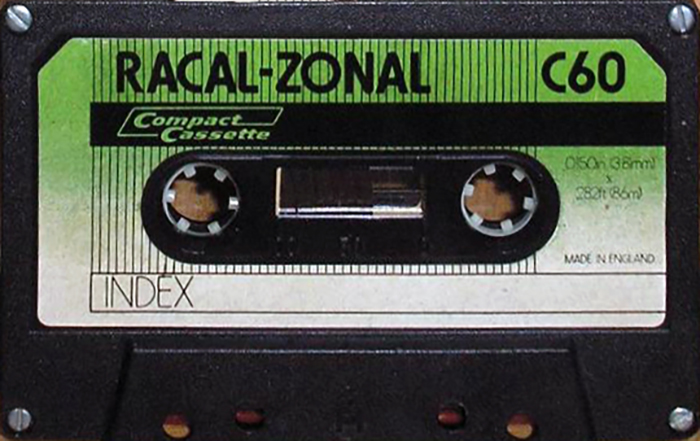Compact Cassette Racal Racal-Zonal 60 Type I Normal 1972 Europe