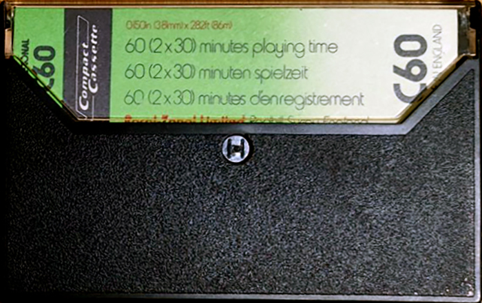 Compact Cassette Racal Racal-Zonal 60 Type I Normal 1972 Europe