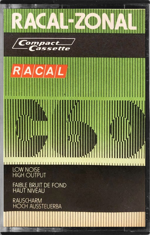 Compact Cassette Racal Racal-Zonal 60 Type I Normal Europe