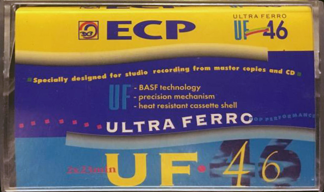 Compact Cassette ECP UF 46 Type I Normal 1997 Russia