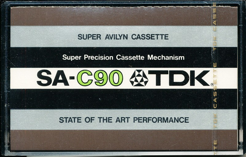Compact Cassette TDK SA 90 Type II Chrome 1975 Europe, USA