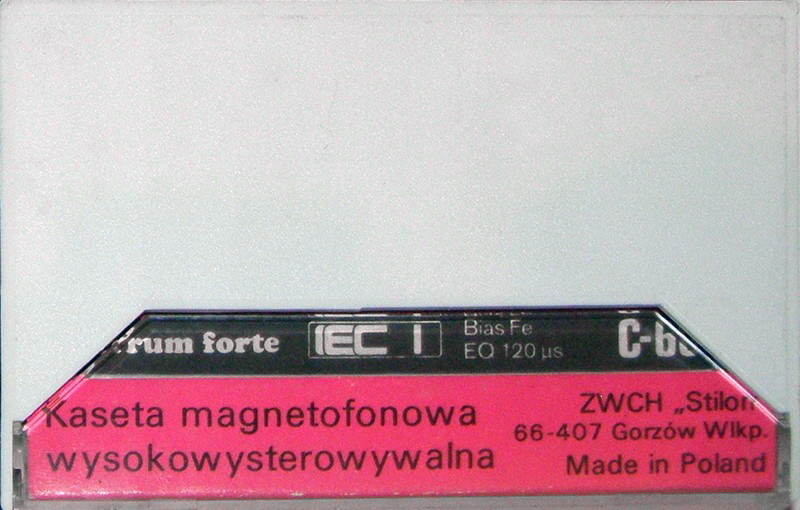 Compact Cassette Stilon Ferrum Forte 60 Type I Normal Poland