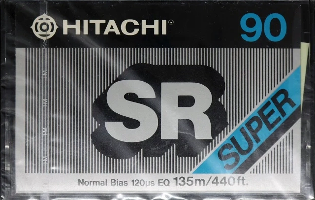 Compact Cassette Hitachi SR 90 Type I Normal 1981 North America