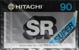 Compact Cassette Hitachi SR 90 Type I Normal 1981 North America