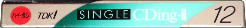 Compact Cassette TDK CDing 2 12 "CD2-12A Single" Type II Chrome 1997 Japan