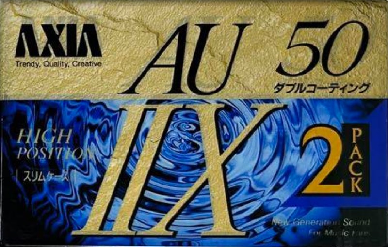 2 pack AXIA AU-IIx 50 "AU2X A 502" Type II Chrome 1992 Japan