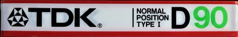 Compact Cassette TDK D 90 Type I Normal 1985 North America