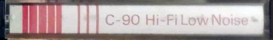 Compact Cassette Intersound 90 "transparent" Type I Normal 1976 Unknown Country