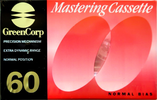Compact Cassette Greencorp 60 "Mastering" Type I Normal 1997 Australia