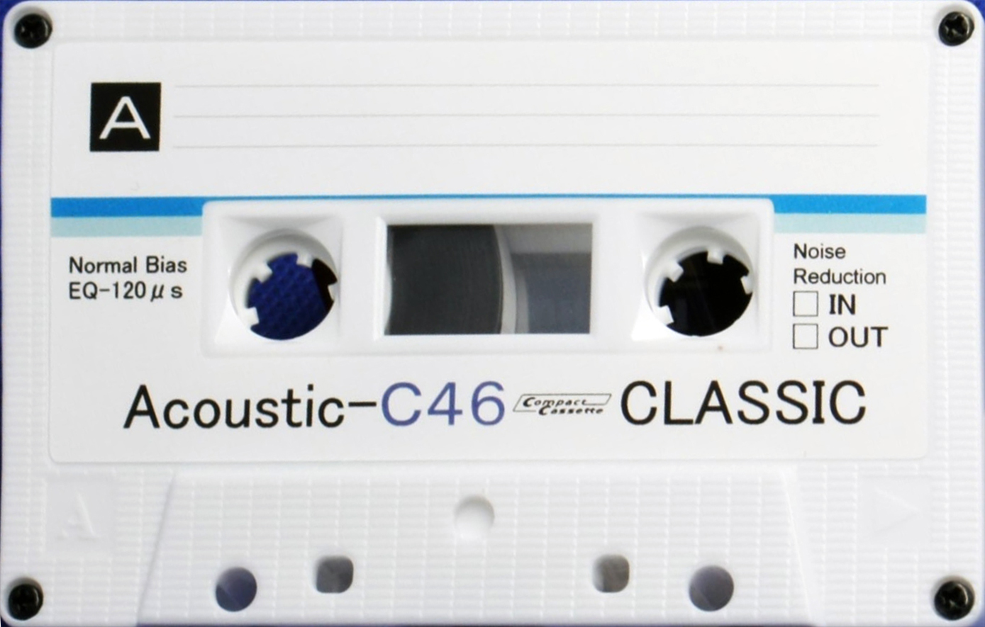 Compact Cassette Classic Acoustic 46 Type I Normal 2023 Worldwide