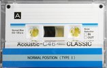 Compact Cassette Classic Acoustic 46 Type I Normal 2023 Worldwide