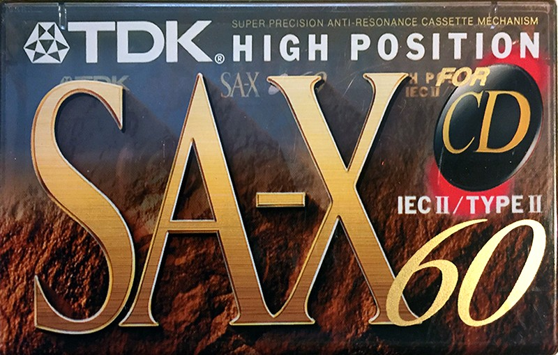 Compact Cassette: TDK  - SA-X 60