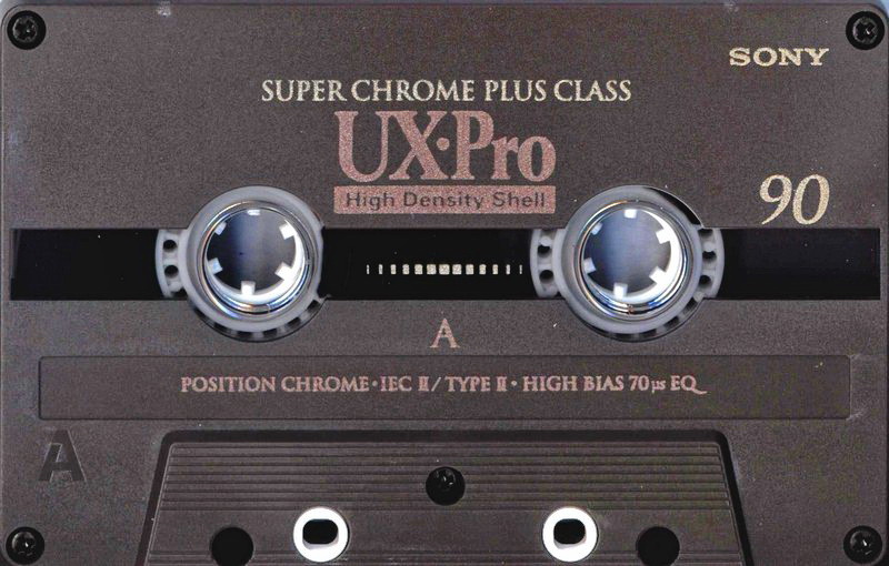 Compact Cassette Sony UX-Pro 90 Type II Chrome 1995 Europe