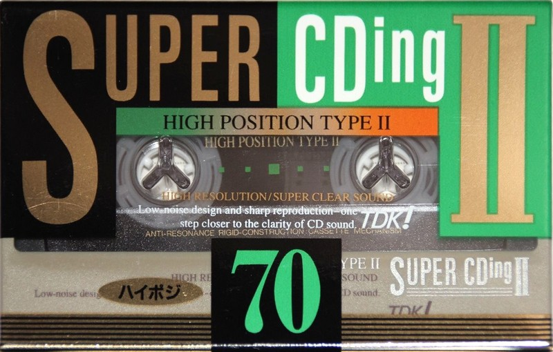 Compact Cassette: TDK  - Super CDing II 70