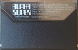 Compact Cassette Alpha Super 90 "New" Type I Normal 1983 UK