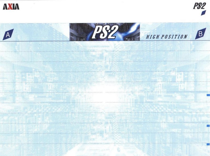 Compact Cassette AXIA PS-II / PS-2 80 "PS2J 80" Type II Chrome 1997 Japan