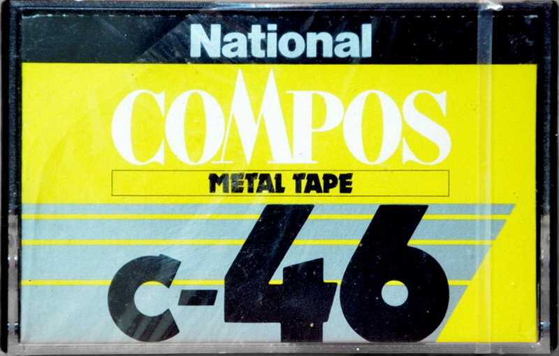 Compact Cassette National Compos 46 Type IV Metal 1978 Japan