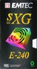 VHS, Video Home System Emtec SXG 240 Type II Chrome 2000 Europe