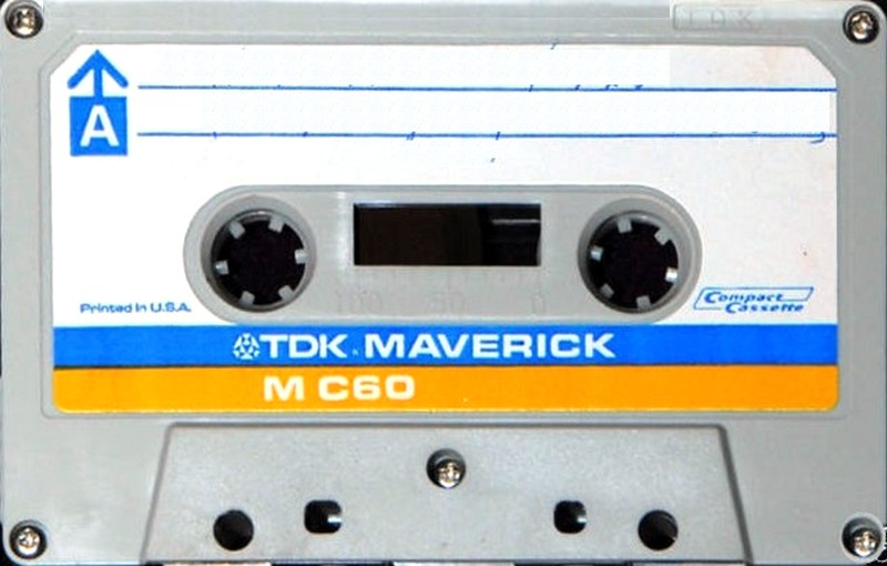 Compact Cassette TDK AV 60 "AV-MC Maverick" Type I Normal 1973 USA