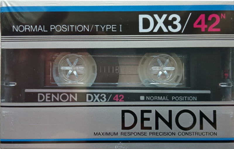 Compact Cassette Denon DX3 42 Type I Normal 1983 Japan