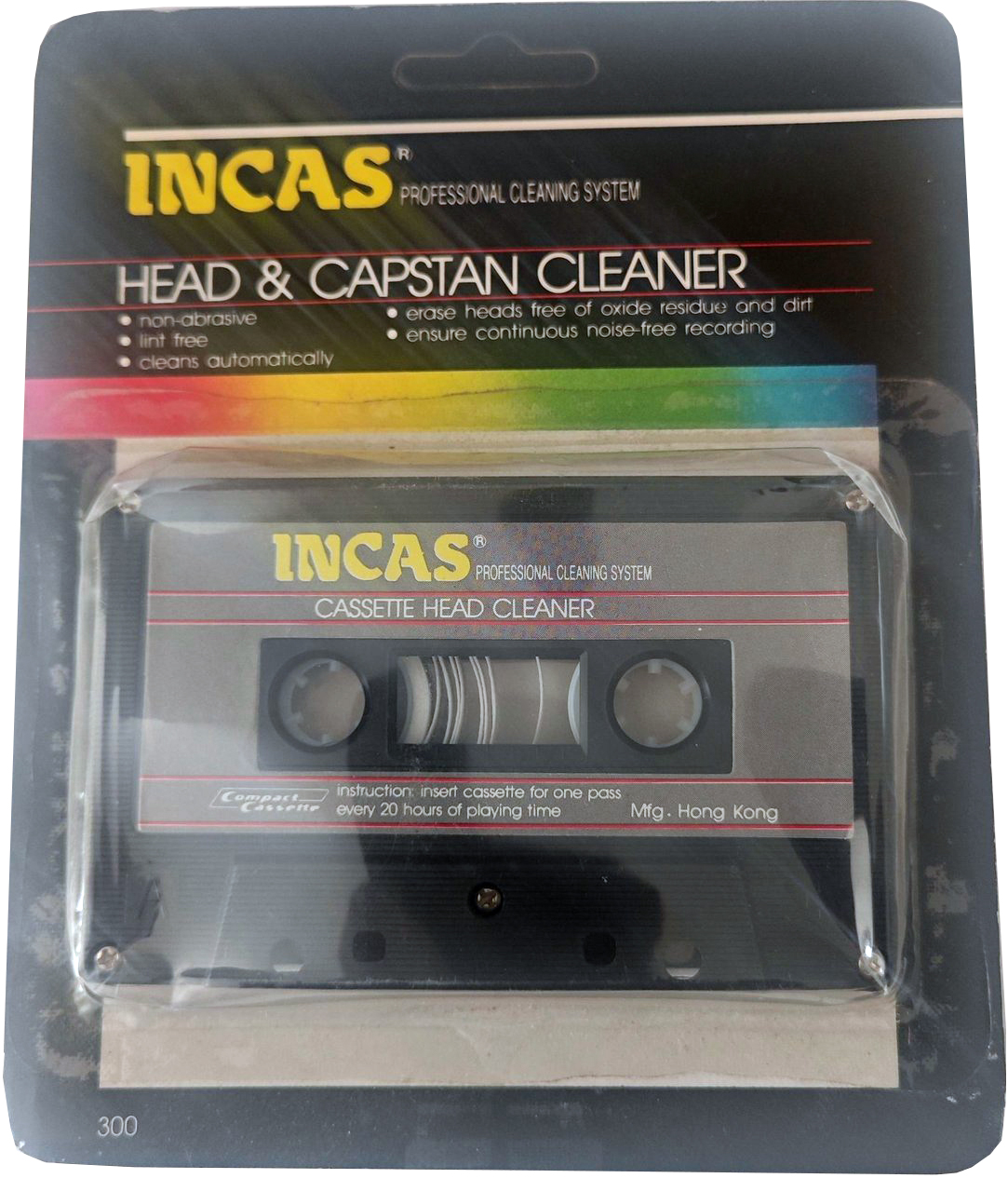 Blister Incas Cleaning Cassette Hong Kong