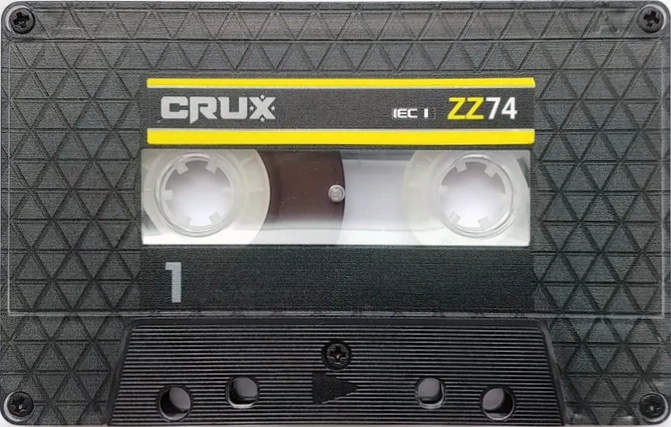 Compact Cassette CRUX ZZ 74 Type I Normal 2022 Worldwide