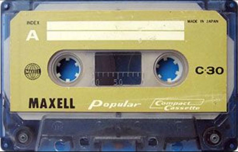 Compact Cassette Maxell Popular 30 Type I Normal 1969 Worldwide