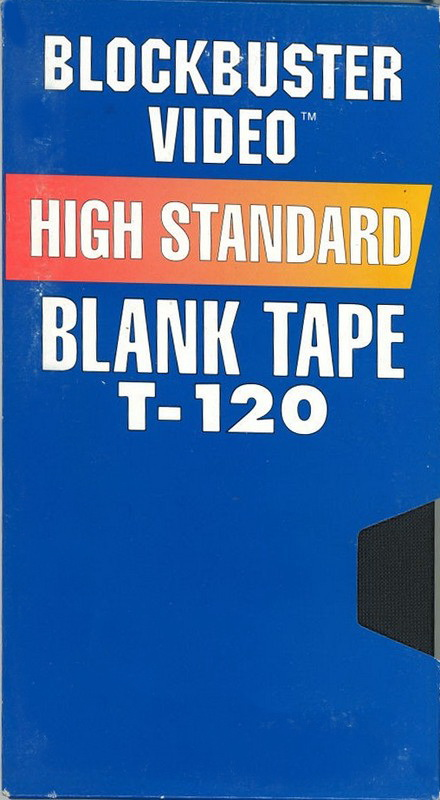 VHS, Video Home System Blockbuster 120 Type I Normal 1993 USA