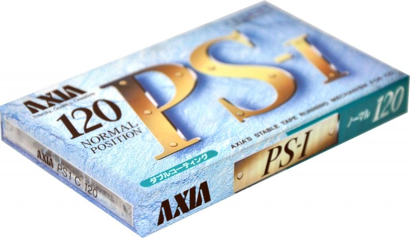 Compact Cassette AXIA PS-I / PS-1 120 "PS1 C 120" Type I Normal 1992 Japan