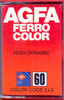 Compact Cassette AGFA Ferrocolor 60 Type I Normal 1978 Europe