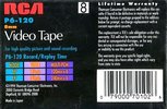 Video8, Hi8, Digital8 RCA 120 Type IV Metal 1994 USA