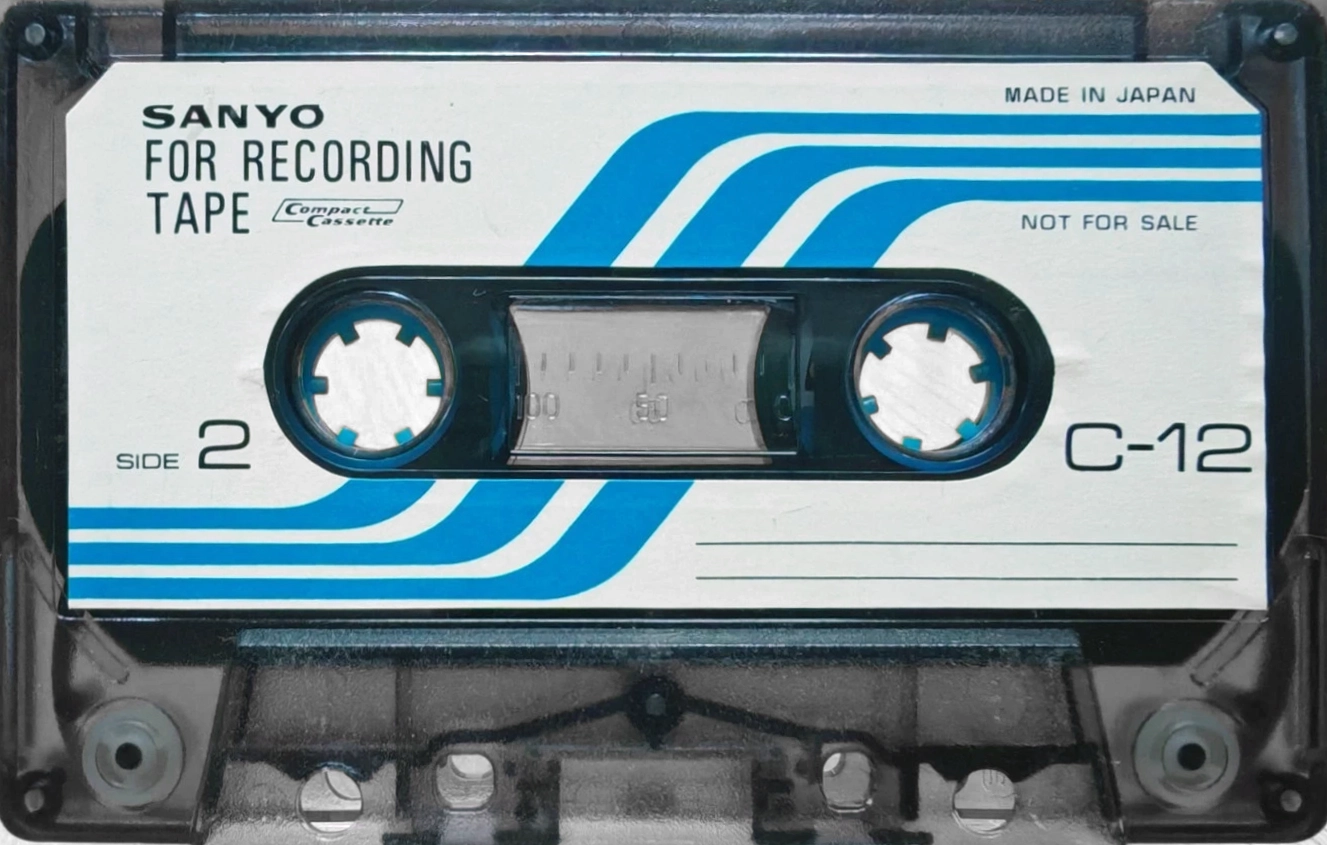 Compact Cassette Sanyo 12 Demonstration Tape Japan