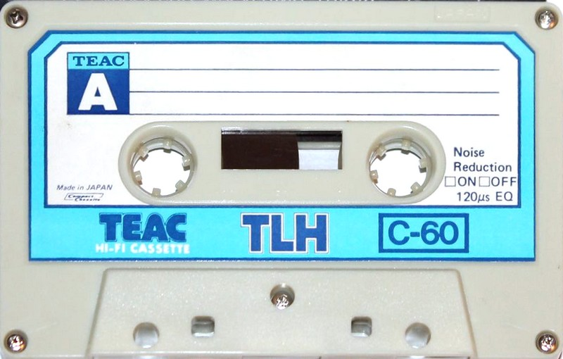 Compact Cassette Teac TLH 60 Type I Normal 1975 Japan