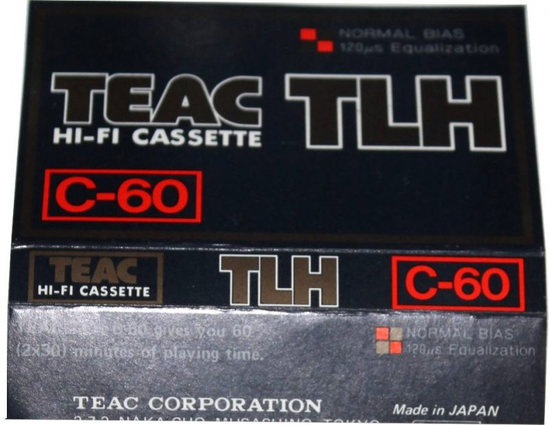 Compact Cassette: TDK Teac - TLH 60