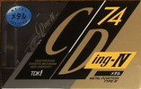 Compact Cassette TDK CDing Metal 74 "CDING4-74M" Type IV Metal 1990 Japan