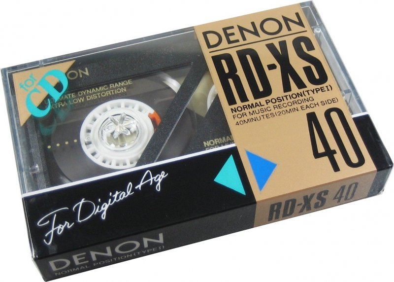 Compact Cassette Denon RD-XS 40 Type I Normal 1988 Japan